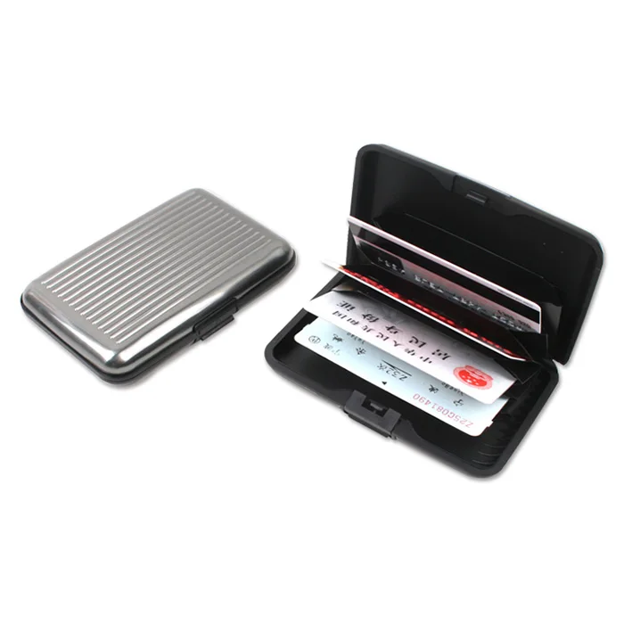 aluminum credit card holder