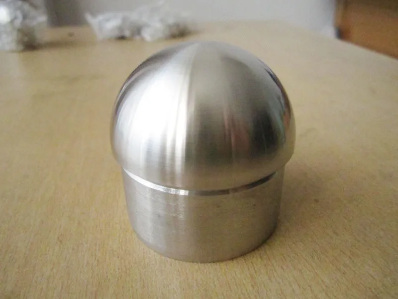Ss304 Sphere Stainless Steel Tube End Caps/stainless Steel Pipe End Caps/curved Head End Cap