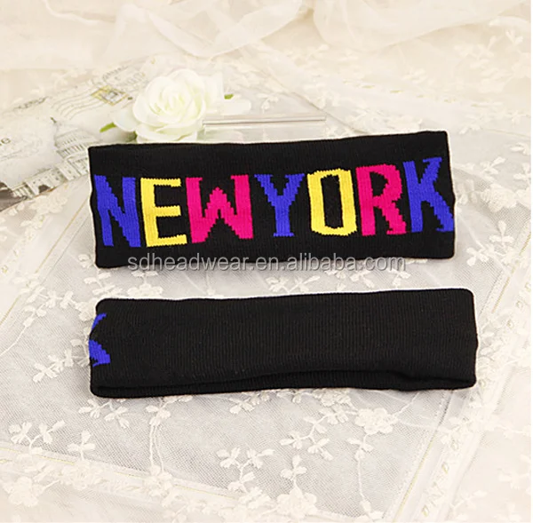 Knitting jacquard letter logo acrylic wool sports headhands.png