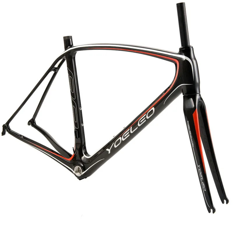 Carbon Fiber Road Bicycle Frame With Bsa 3k Glossy 47/50/53/56/59cm