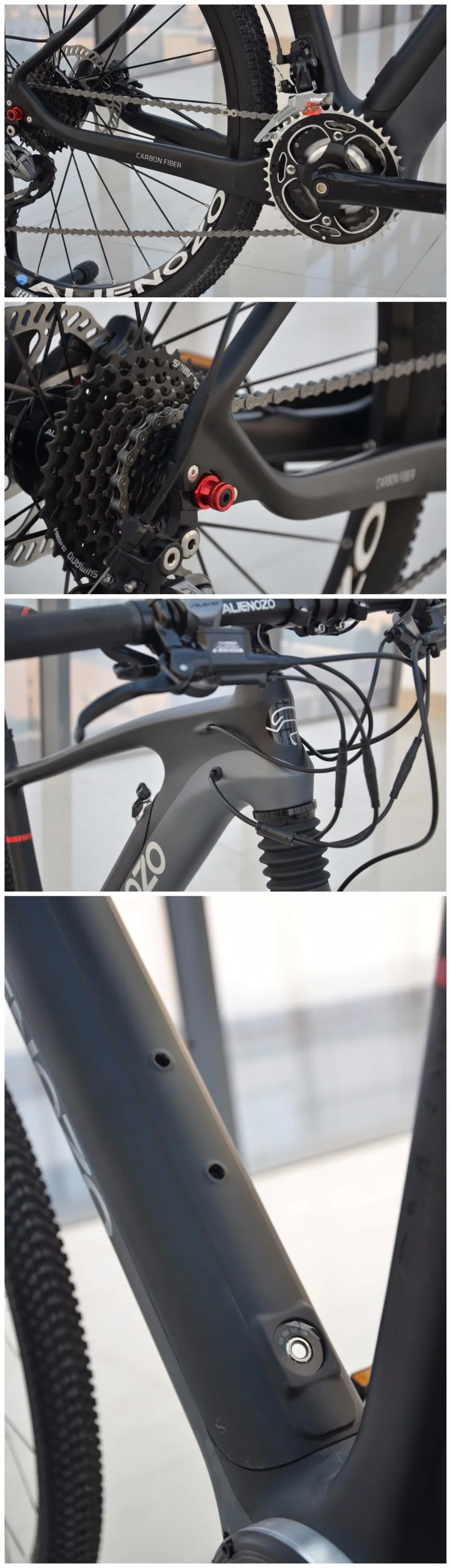 Alienozo 48v 500w electric mountain bike, mid drive motor kit of bicicleta electrica, electric bike mid motor 1000w