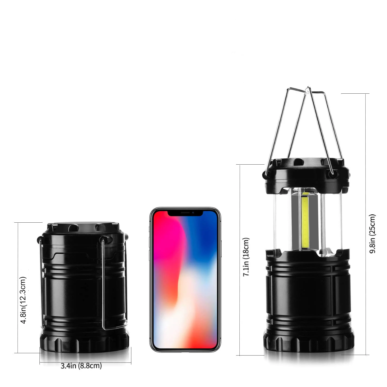 Get Free Sample Extendable Fishing Camping Lamp Telescopic Lantern 3w