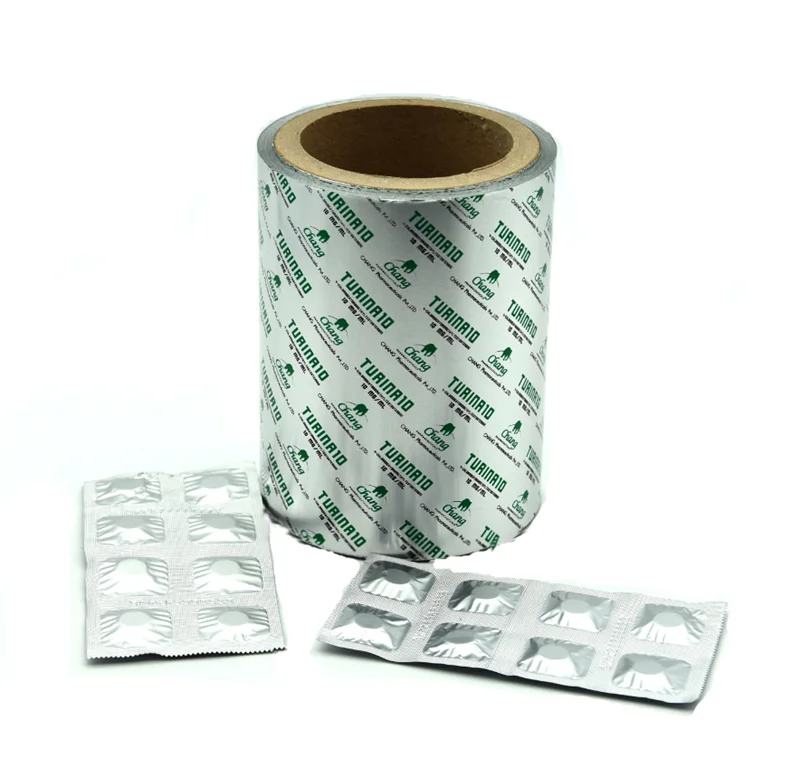 Aluminum foil/polyethylene composite film for packaging medicines / Double aluminum easy tear film Aluminum foil/polyethylene composite film for packaging medicines / Double aluminum easy tear film
