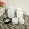 50ml 60ml HDPE medicine bottle capsule bottle pill bottle with CRC lid safety cap