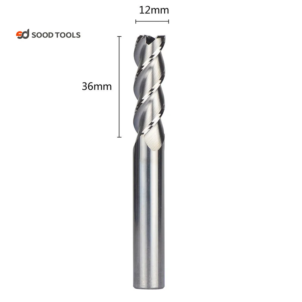 Hrc50 Carbide End Mill With Short Flute For Aluminum Cutting Buy
