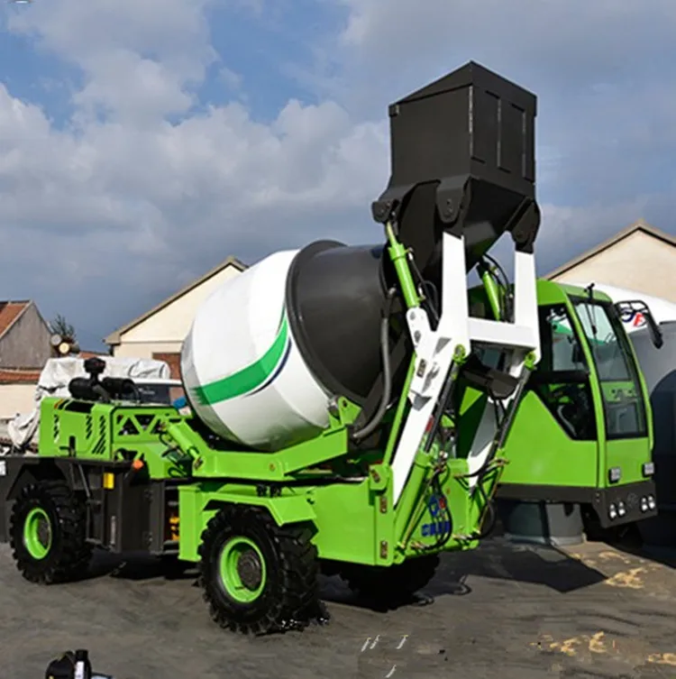 top quality 4 m3 self loading concrete mixer truck price
