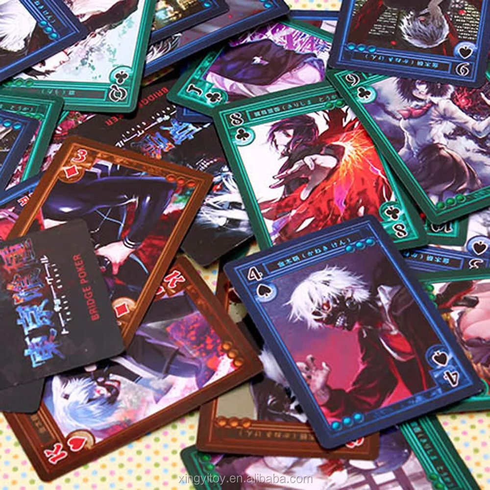 Japanese Anime Tokyo Ghoul Colourful Playing Card Poker ...