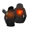 winter custom usb battery bluetooth safety ski hunting heated jacket 7.4v or 12v heated coats and warm clothing