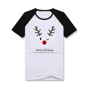 Merry Christmas Raglan Elk Printing Screen Printing T shirts Manufacturer Bangladesh Merry Christmas Raglan Elk Printing Screen Printing T shirts Manufacturer Bangladesh