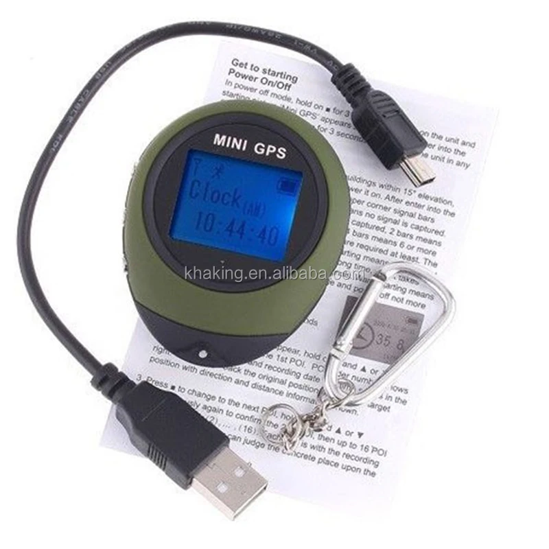 Mini Gps Tracker Tracking Device Travel Portable Keychain Locator