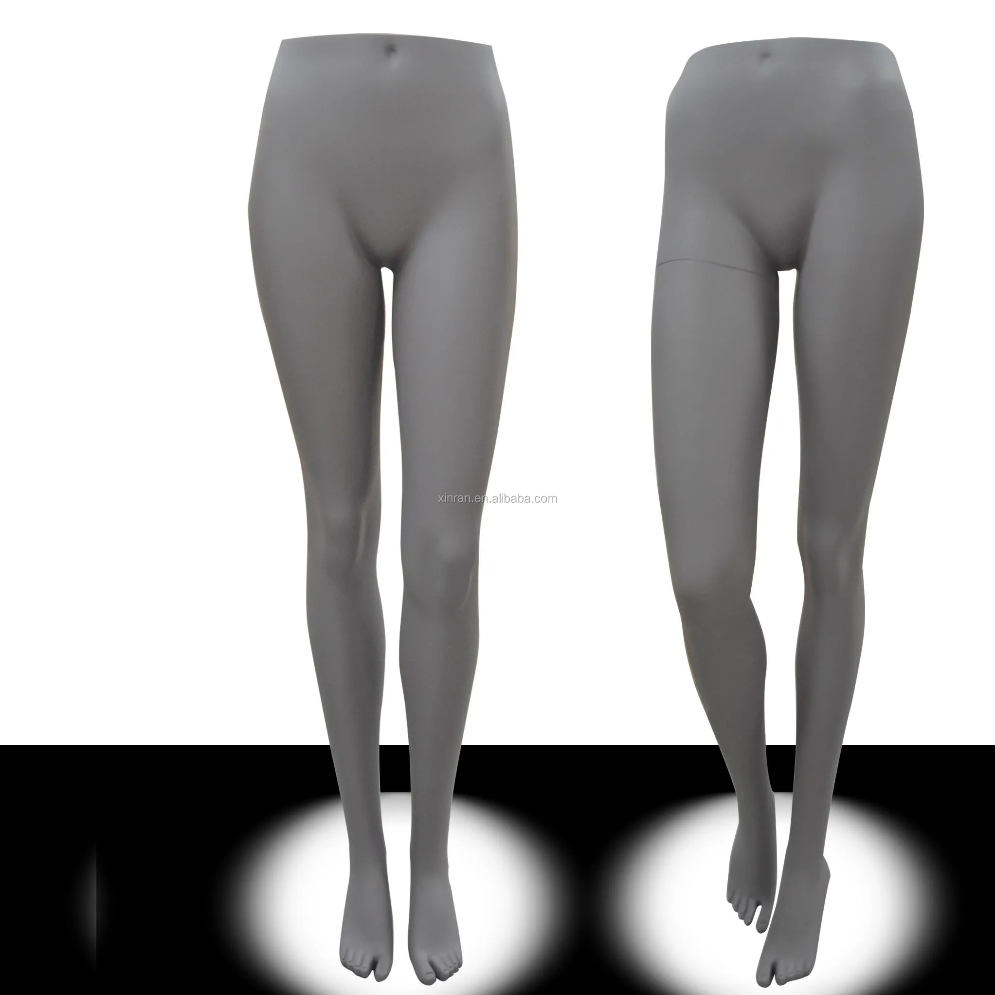 high glossy lower half body female mannequin for pants display
