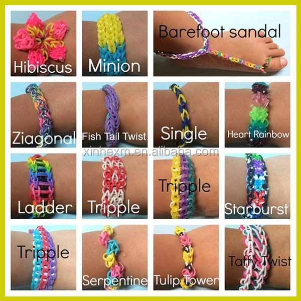 Colorful Crazy Loom Rubber Bands Buy Fun Loom Rubber Band,Fun Loom