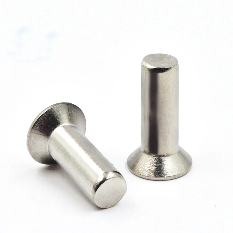 Carbon Steel Nickle Plated Countersunk Head Flus -mount Solid Rivet ...