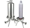 2019 hot sale Stainless steel water filter cartridge housings with high service life of filter media and equipment