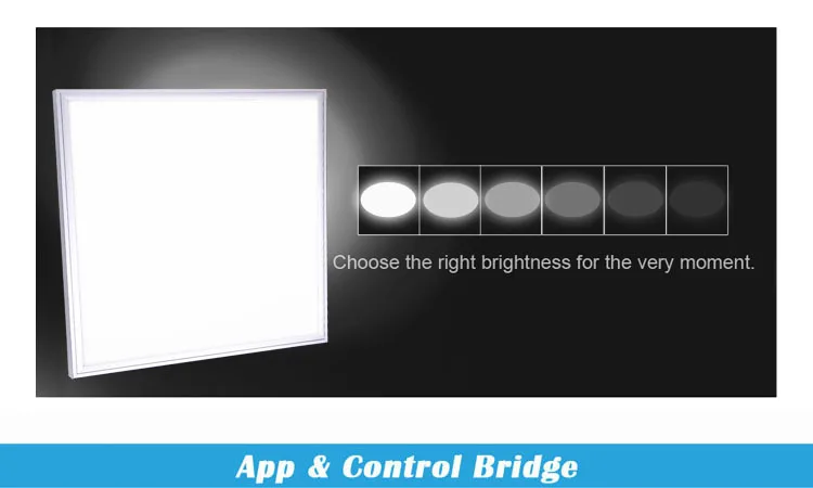 zigbee 36w 40w 42w dimmable ultrathin led panel light