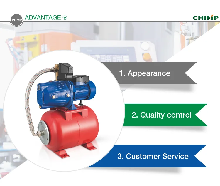 High Pressure Home Self Priming Jet Automatic Water Pump With 100l