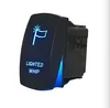 Lifetime Warranty waterproof laser etched Lighted Whip On Off 5 Pin Rocker switch