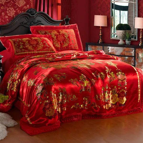 Asian orient bedding decoration design