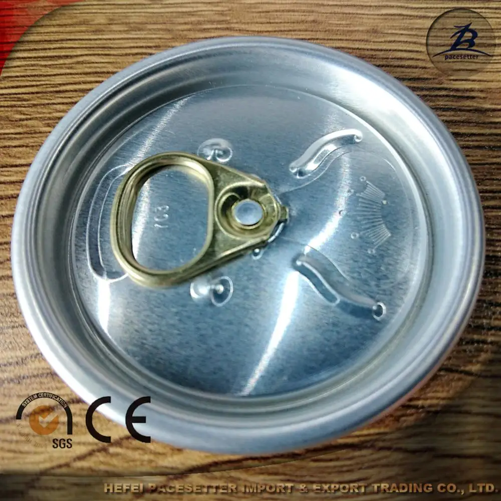 Aluminum Beer/soda Pop Can Top Cover Lids With Golden Yellow Ring Buy Soda Can Top Lids,Pop