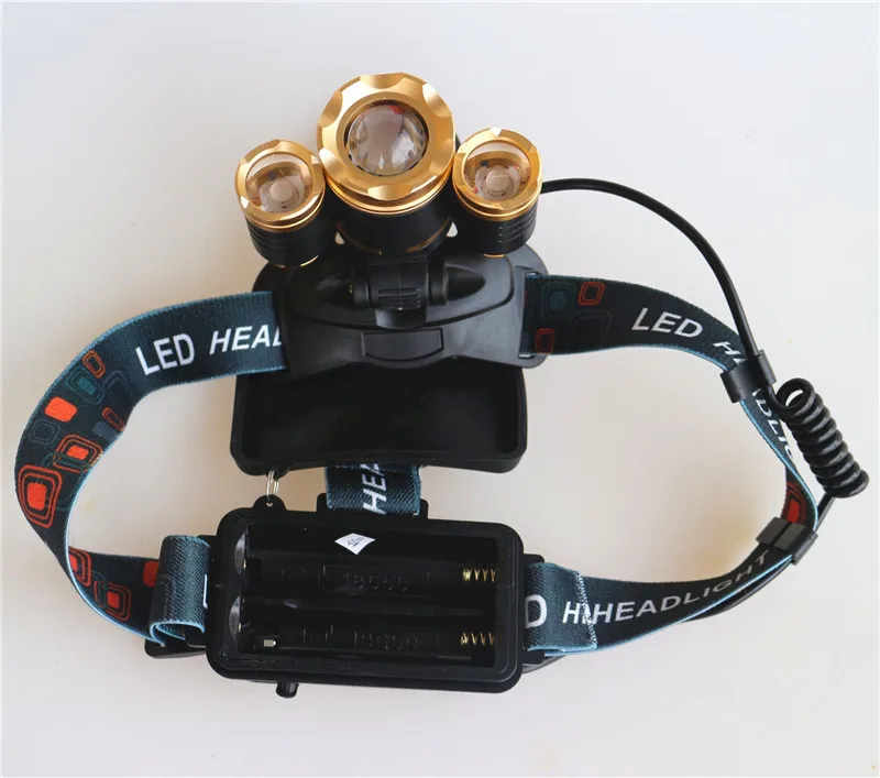 10000lm XML 3T6 Outdoor lighting Rechargeable Led Headlight Lantern ZOOM Headlamp Light +218650 Battery +Car AC Charger +USB 9.jpg
