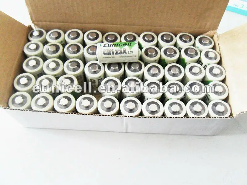 3.7 Nominal Voltage And 1.2 X 3.1 Cm(per Battery) Size Cr123a Lithium
