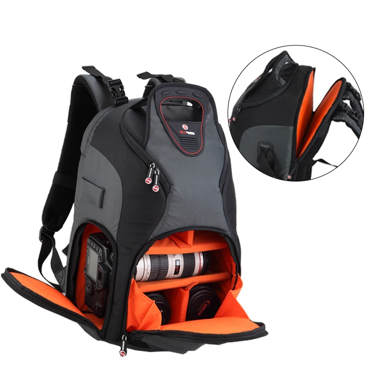 Sunrise Waterproof Shoulder Dslr Video Bag Camera Backpack For Canon