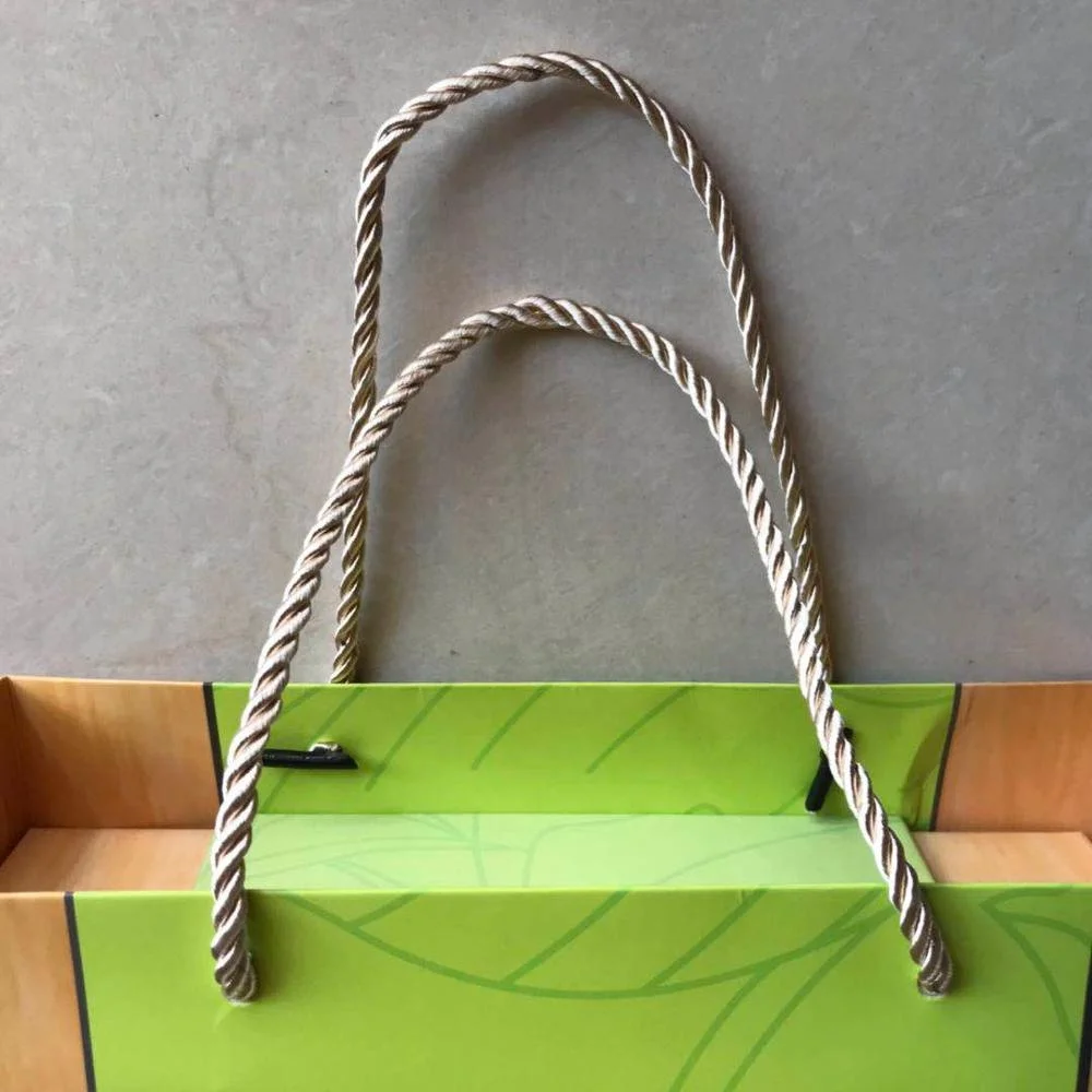 Print Logo Ribbon Handle And Handle Ribbon And Twisted Nylon Twisted