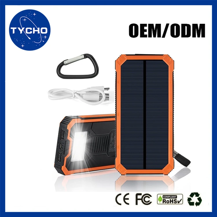 Large Battery Portable Power Bank Rechargeable Solar Power Bank Smart Solar Power Bank - ANKUX.COM