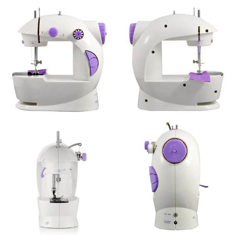 Lockstitch Mini Portable Electric Sewing Machine Fhsm201,4 In 1 Sewing