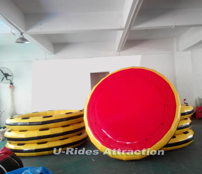 Inflatable Round Raft Yellow Color For Rental Buy Inflatable Floating