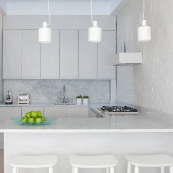 Modern Italian Style Black White Display Cabinets Dining Room