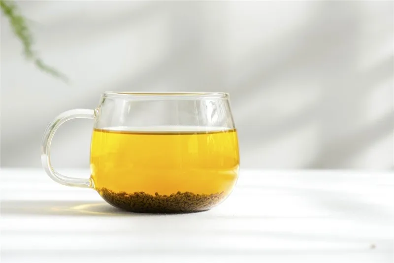 sample whole plant golden quality black tartary buckwheat tea