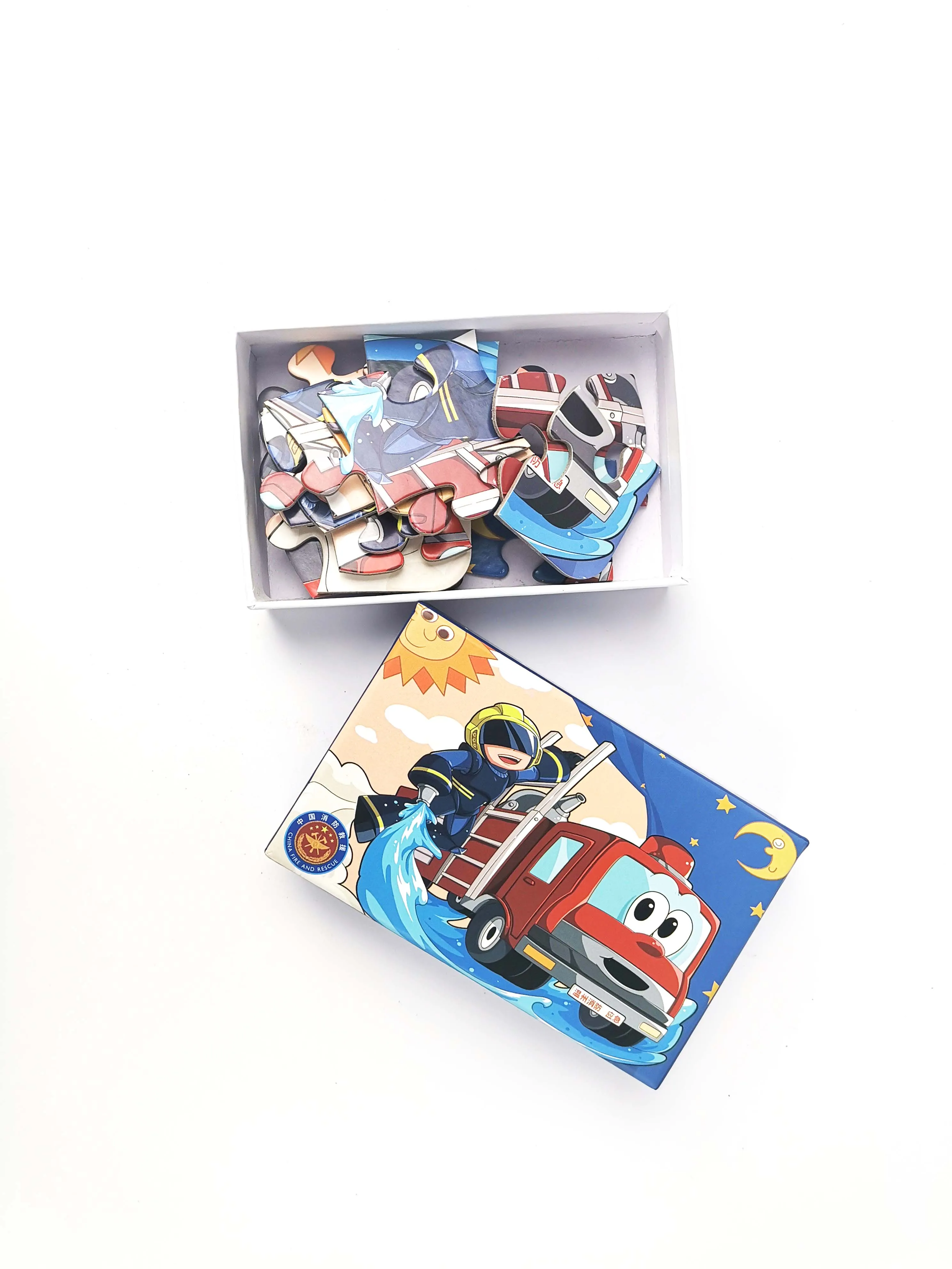 Custom Printed Lid Base Matt Lamination Paper Chipboard Jigsaw Puzzles