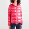 2019 fashion Winter High Shine Puffer Jacket Women 100% Duck Down Coat