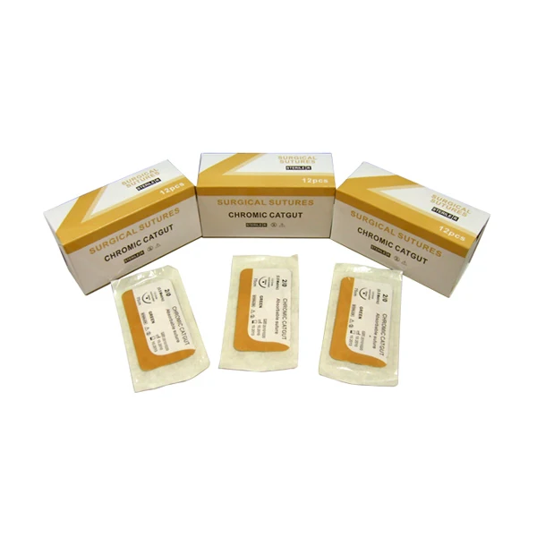 
Factory chromic catgut surgical suture CE&ISO sutura cromico fabrica quirurgica 