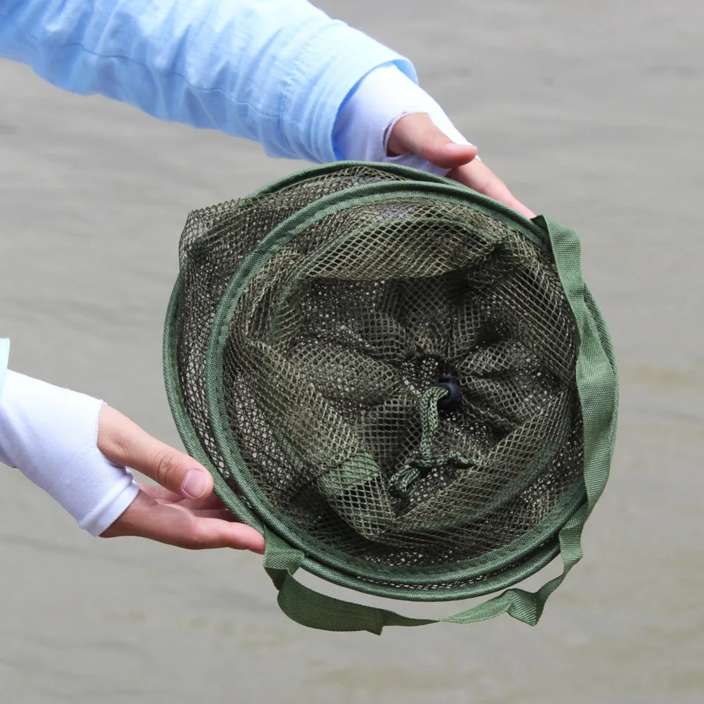 Fulljion 3 Layer Round Folding Mesh Fish 25cm 35cm 42cm 50cm Cheap ...