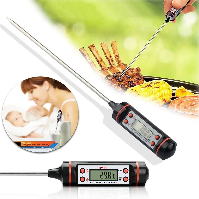 Food BBQ Household Usage Digital Kitchen Cooking Timer With Alarming