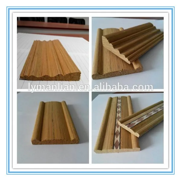 factory direct sale recon wood molding/kitchen cabinet crown molding