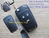 new uncut Che 3 button remote flip converted key shell (hu46 Blade)