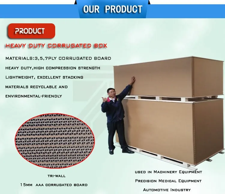 Heavy Duty Corrugated Paperboard Pallet Boxes - Buy Paper Pallet Box ...