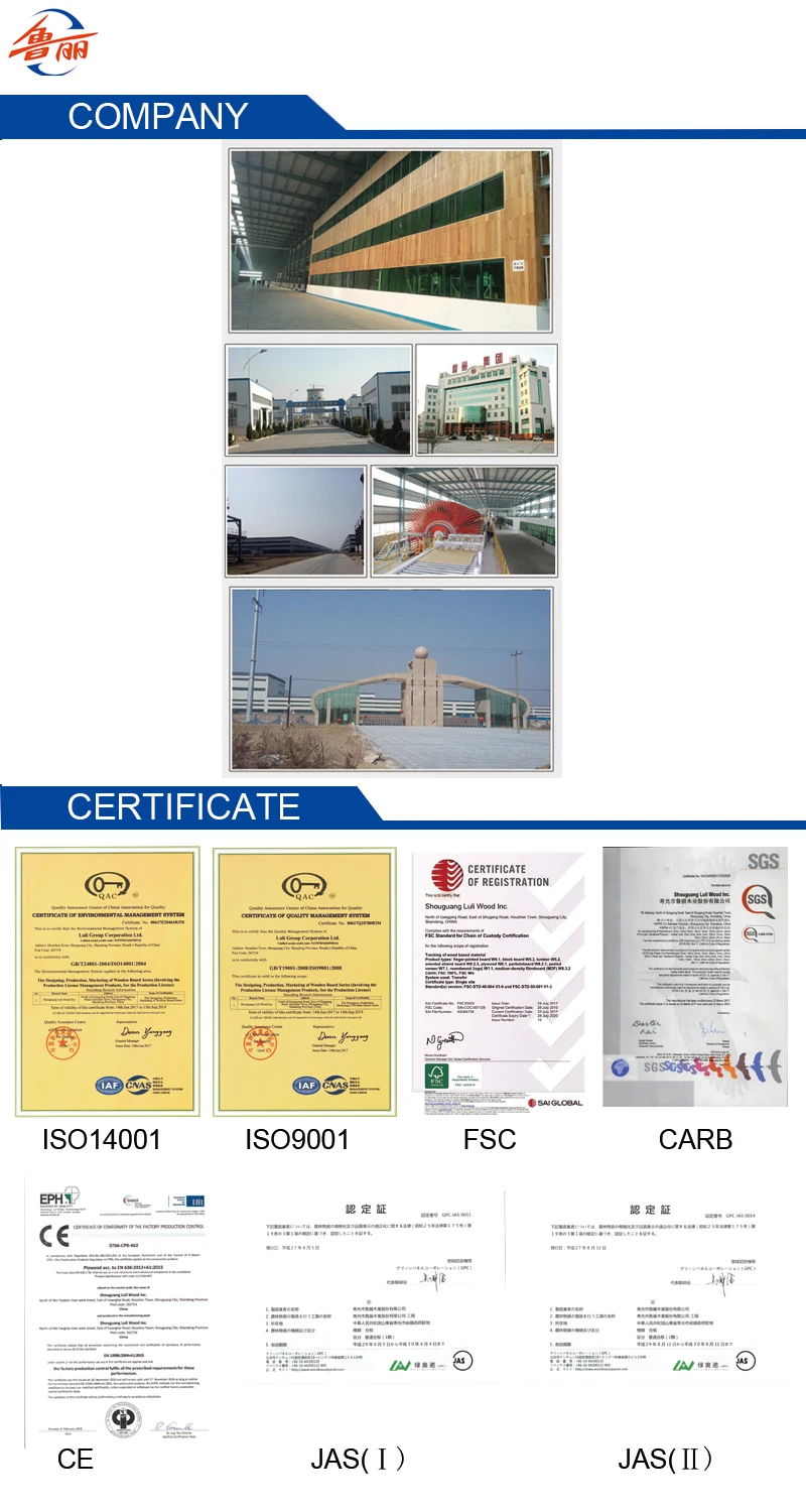 COMPANY AND CERTIFICATE