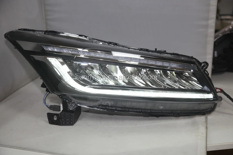 white and blue LED drl  head lamp For HONDA for Accord 2008-2012