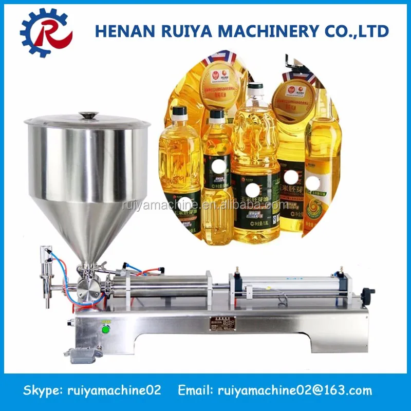 Industrial Coconut Oil Bottle Filling Machine Peanut Oil Filling