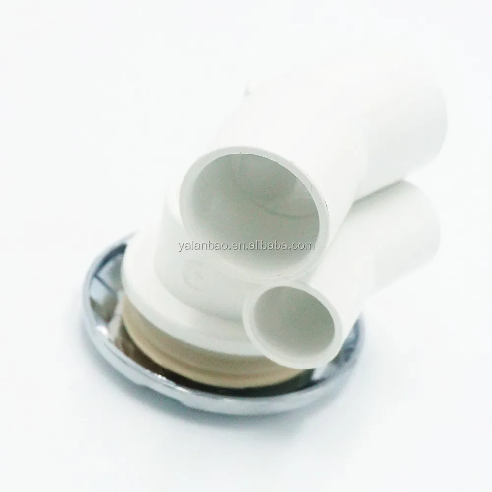 50mm Chromed Bathtub Bubble Air Jets Hot Tub Water Jets With Adjustable