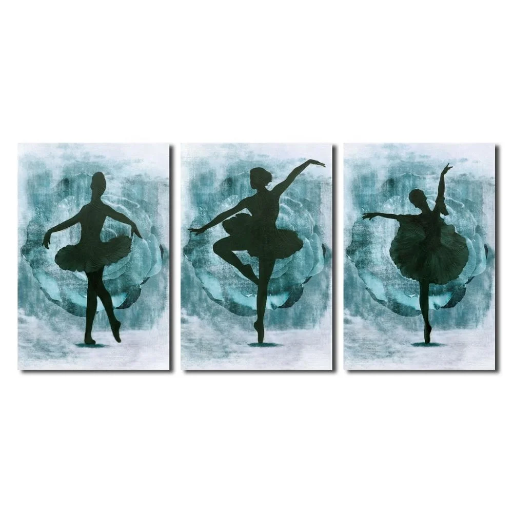 Ballerina Art Painting Elegant Ballet Girls Oil Painting Impressionism ...