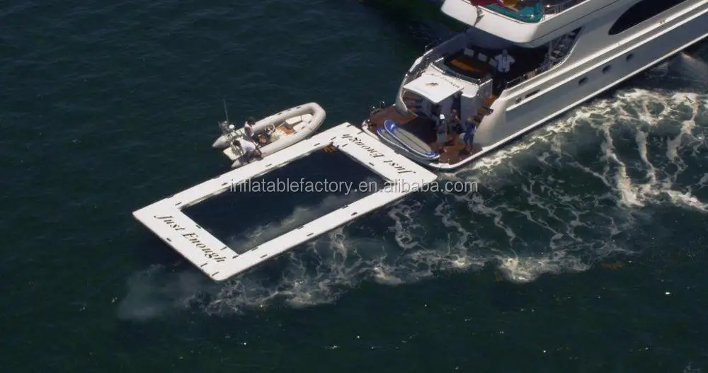 sea inflatable floating swimming pool  Inflatable Ocean Pool For Yacht