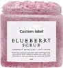 private Label Blueberry Body Scrub Exfoliator Whitening face Scrub