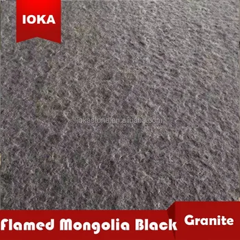 Flamed Mongolia Black Flamed Granite Floor Tiles Buy Mongolia