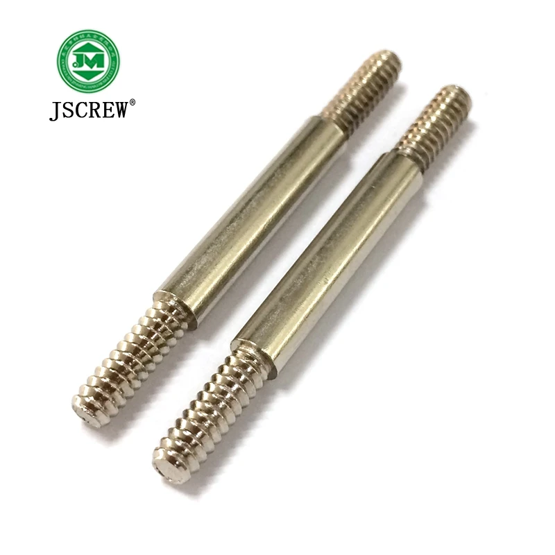 Harden Nickel Plated Double End Locking Thread Bolt Stud Bolt Buy Stud Bolt,Headless Shoulder