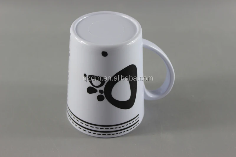 320ML Plastic Coffee Mug , Melamine Cup Summer with handle